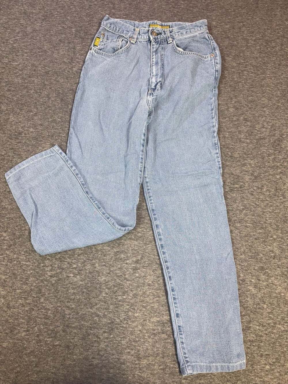 Vintage Pulp High Waisted Light Wash Straight Leg Jeans Size 6